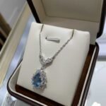 Elegance redefined with this stunning sapphire necklace pendant_
